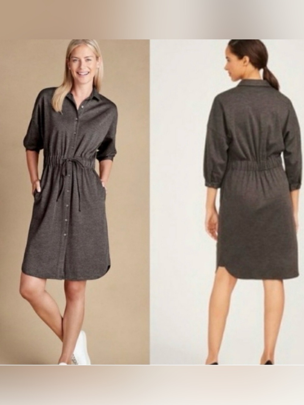 J McLaughlin Wool Blend Shirt Dress NWOT